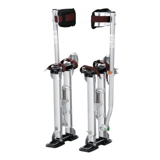 Andamios de Yeso, Andamios de Herramienta de Aluminio Ajustables de 46 cm-76 cm con Rodilleras Protectores, Andamios de Trabajo Duraderos y Antideslizantes para Pintura de Sheetrock, Caminata, Cin...