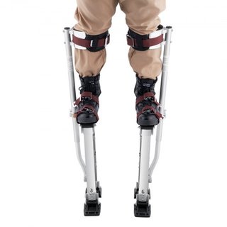 Andamios de Yeso, Andamios de Herramienta de Aluminio Ajustables de 46 cm-76 cm con Rodilleras Protectores, Andamios de Trabajo Duraderos y Antideslizantes para Pintura de Sheetrock, Caminata, Cin...