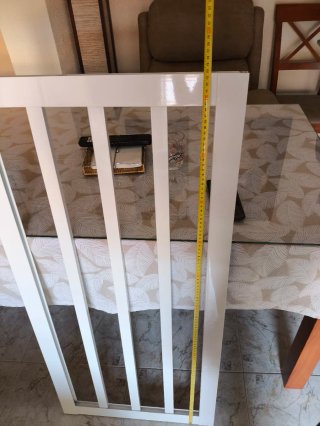 Reja Seguridad Infantil Aluminio Blanco