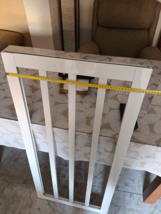 Reja Seguridad Infantil Aluminio Blanco