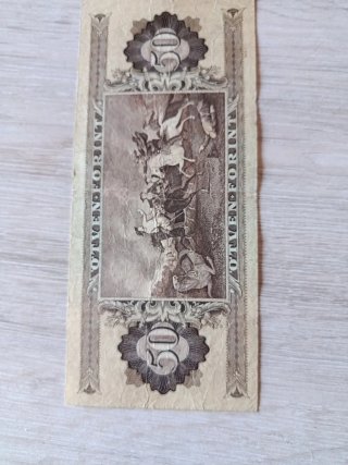 Billete 50 Forint Hungría 1989