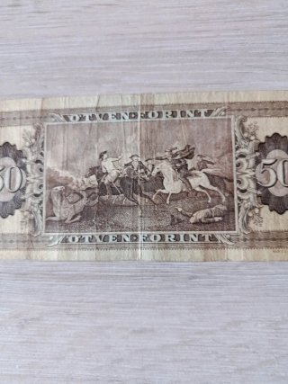 Billete 50 Forint Hungría 1989
