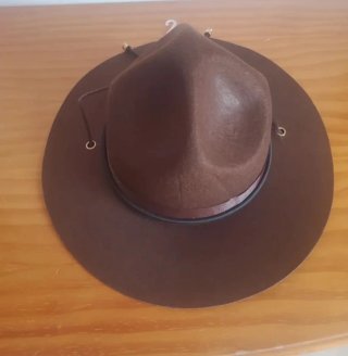 Sombrero Policía Carretera USA Marrón