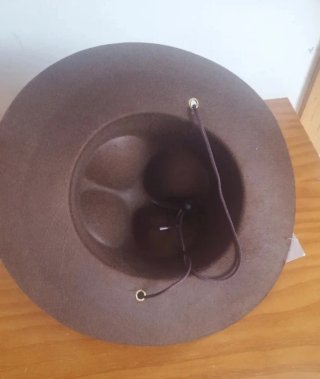 Sombrero Policía Carretera USA Marrón