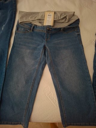 3 Pantalones Premamá Vaqueros Talla XL