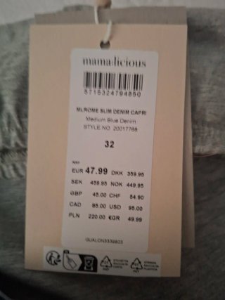 3 Pantalones Premamá Vaqueros Talla XL