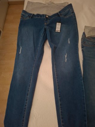 3 Pantalones Premamá Vaqueros Talla XL