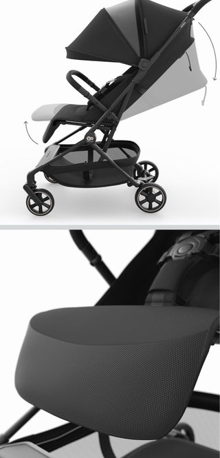 Silla de paseo Kinderkraft NEBO ligera