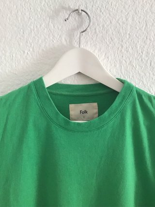 Camiseta Folk verde talla S