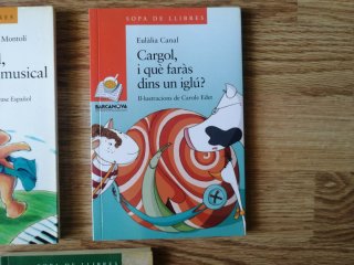 3 libros en Catala a partir de 6 años