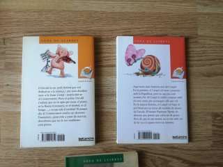 3 libros en Catala a partir de 6 años