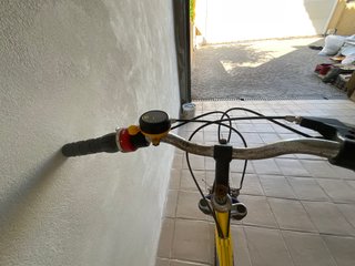 Bicicleta Montaña Amarilla y Azul