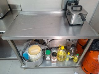 Mobiliario hostelería acero inoxidable
