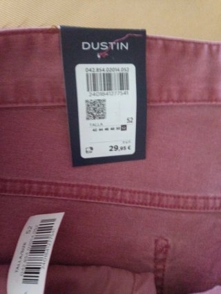 Bermuda DUSTIN rosa hombre