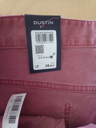 Bermuda DUSTIN rosa hombre