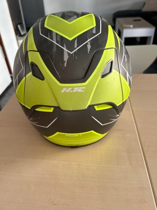 Casco Integral HJC Talla S Negro y Amarillo