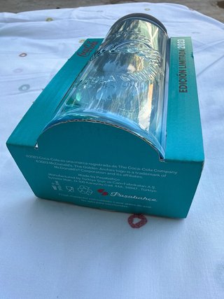 Vaso Coca-Cola Blu in Vetro