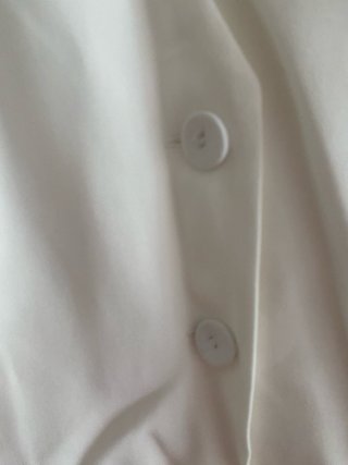 Mono Mango Blanco Talla XL Nuevo