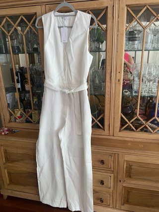 Mono Mango Blanco Talla XL Nuevo
