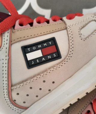 Zapatillas Tommy Jeans Rojas y Blancas
