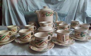 Juego de café de cerámica Tutowice