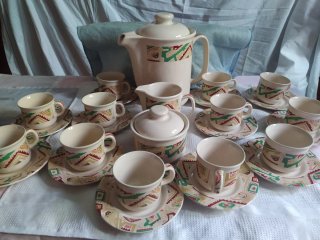 Juego de café de cerámica Tutowice