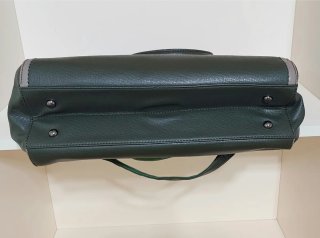 Borsa in pelle color verde ottima qualità
