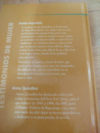 Libro "Huida imposible"