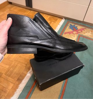 Botines Sergio Serrano piel Talla 41 Negros