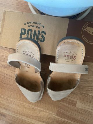 Avarcas Pons Beige Talla 42