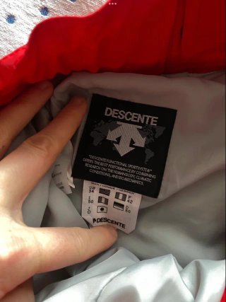 Pantalón Descente Rojo Talla 34
