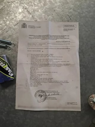 Escape Homologado Aprilia RS 50