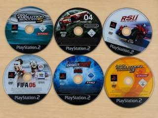 Discos sueltos de ps2