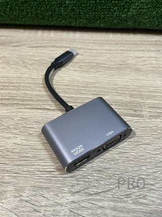 Adaptador USB C a HDMI VGA