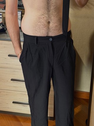 Pantaloni eleganti Zara con cinturino viscosa