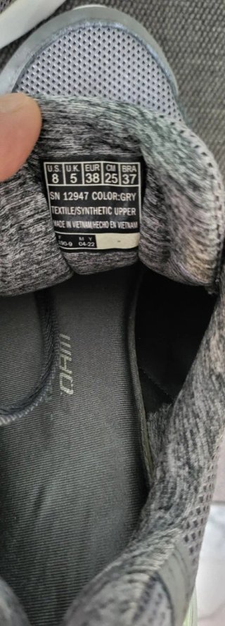 Zapatillas Skechers Gris Talla 38