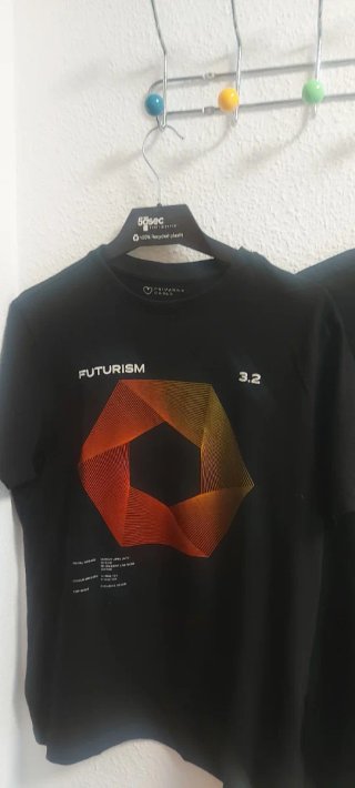 Lote 2 Camisetas Negras Chico Primark Talla XS