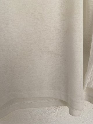 Top Blanco Asimétrico Mango
