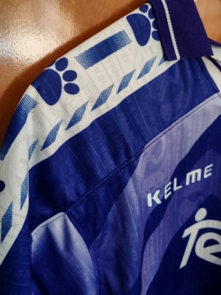 Camiseta Retro Kelme Real Madrid Azul