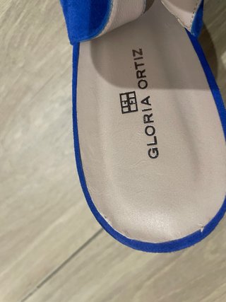 Sandalias Gloria Ortiz Azul Talla 40