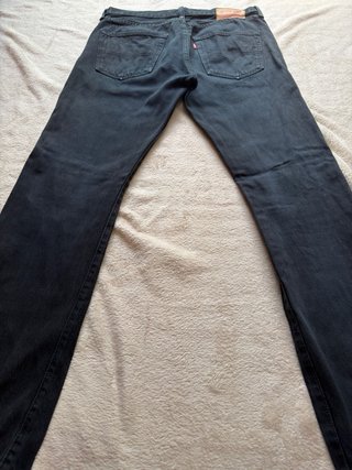 Levi's 501 Jeans Negro Rectos W32