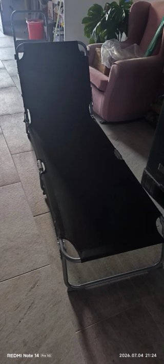 Tumbona plegable de aluminio