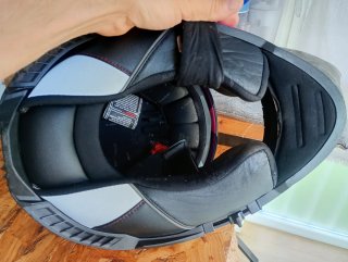 Casco Moto LS2 Talla M Rosa y Blanco