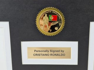 Maglia CR7 autografata con COA Szes Forensic
