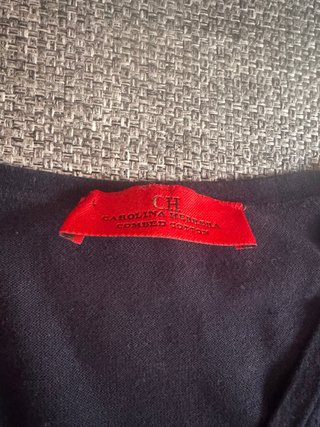 Jersey pico hombre Carolina Herrera azul marino
