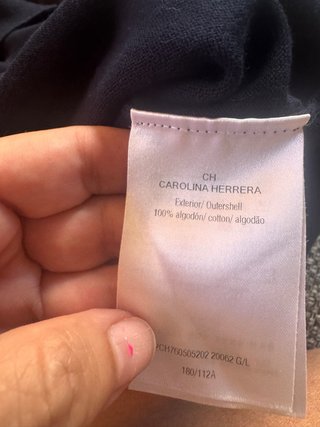 Jersey pico hombre Carolina Herrera azul marino