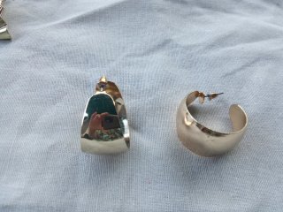 Pendientes aro dorados