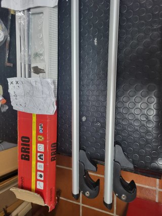 Barras de techo aluminio Brio
