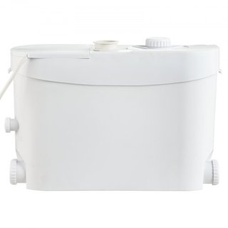 Bomba Maceradora, 700W, 9600 L/h, 10 m di Altezza, Pompa Sump per Acque Reflue con 3 Ingressi per WC, Cantina, Cucina, Lavandino, Doccia, Smaltimento Rifiuti