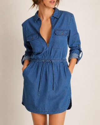 Vestido vaquero mujer nuevo talla S